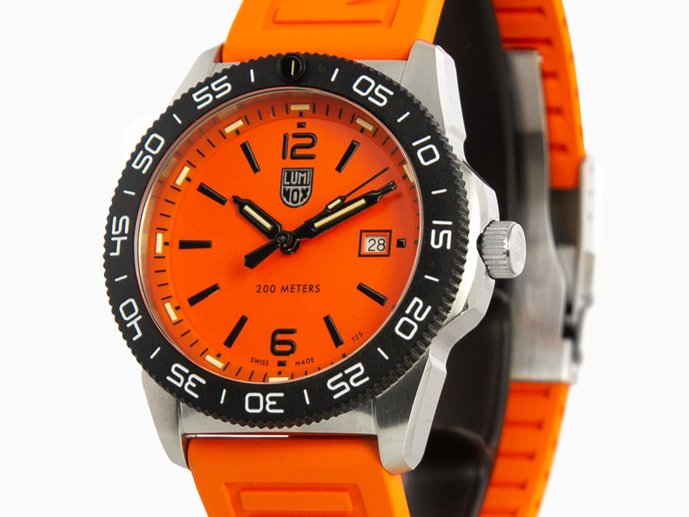 Reloj de Cuarzo Luminox Sea Pacific Diver, Naranja, 44 mm, 20 atm, XS.3129.SET