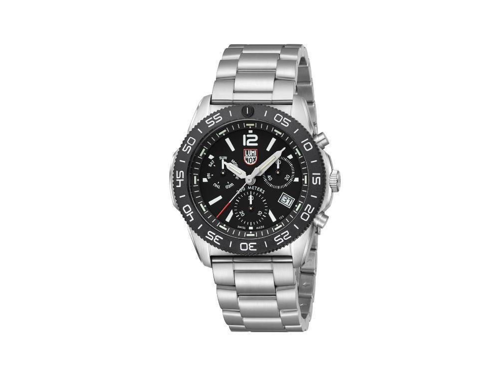 Reloj de Cuarzo Luminox Pacific Diver, CARBONOX, Negro, 44 mm, 20 atm, XS.3142