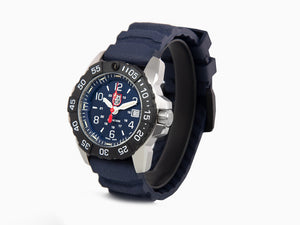 Reloj de Cuarzo Luminox Navy Seal Steel 3250 Time Date Series, Azul, XS.3253.CB