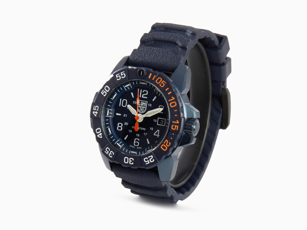 Reloj de Cuarzo Luminox Sea Navy Seal Back To The Blue, Azul, XS.3253.CB.NSF.SET