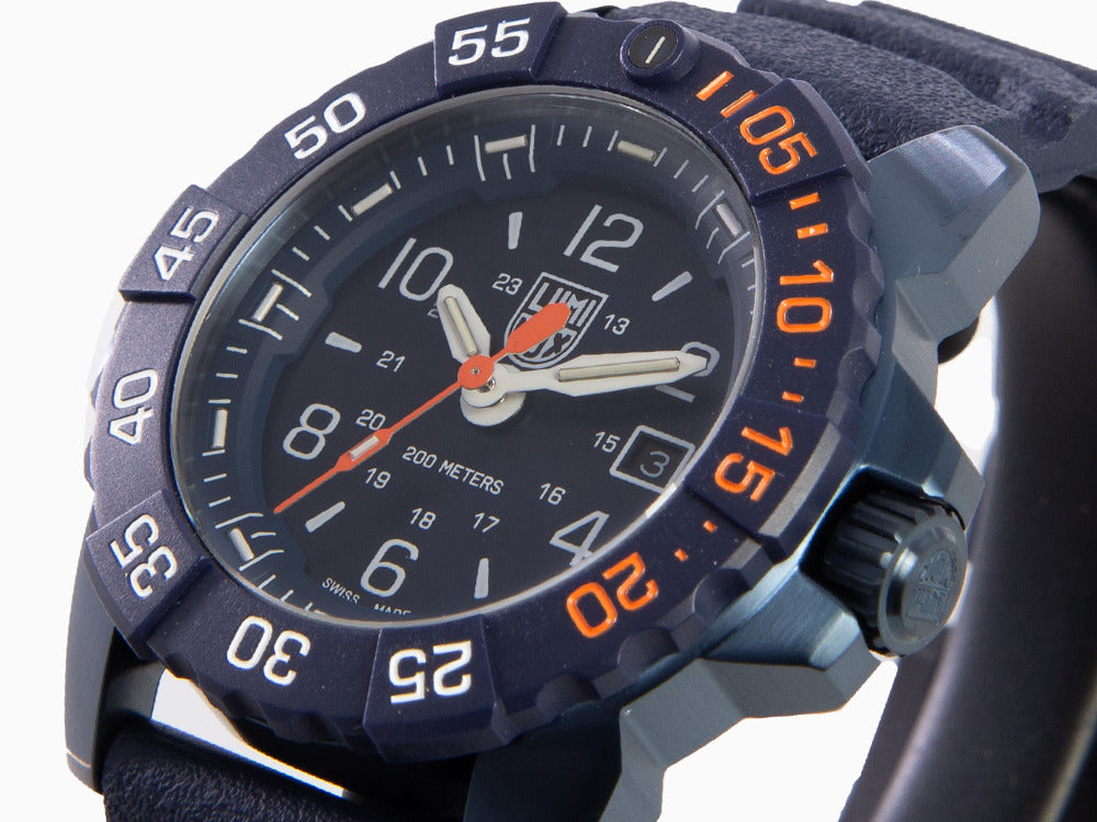 Reloj de Cuarzo Luminox Sea Navy Seal Back To The Blue, Azul, XS.3253.CB.NSF.SET