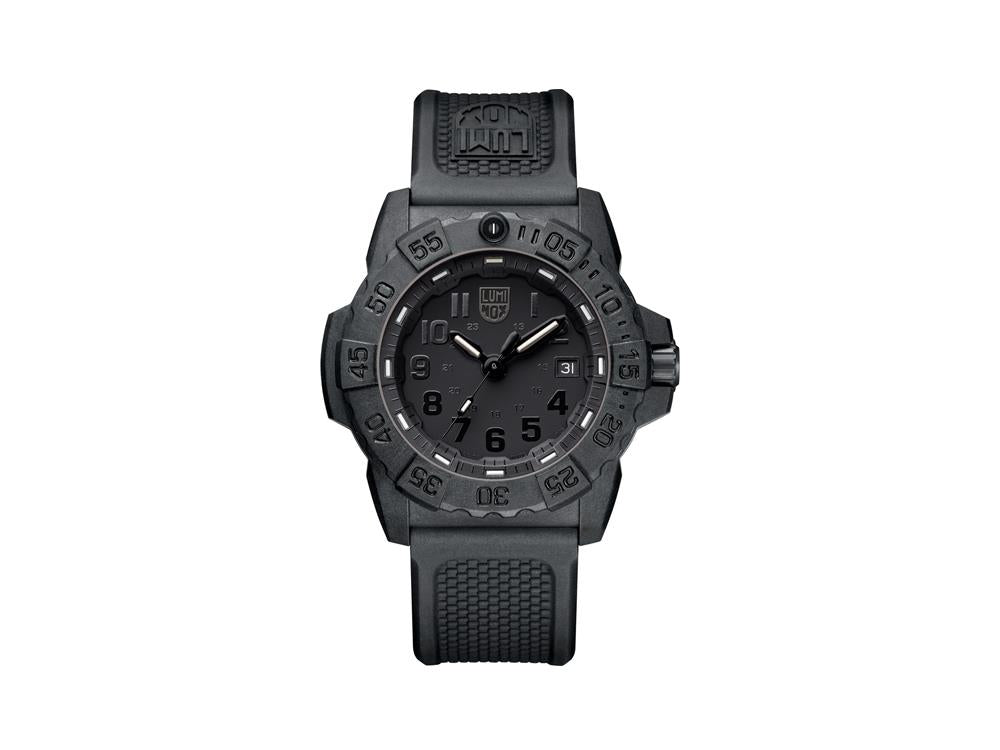 Reloj de cuarzo Luminox Sea Navy Seal 3501.BO, Negro, Carbono, 45mm, 20 atm