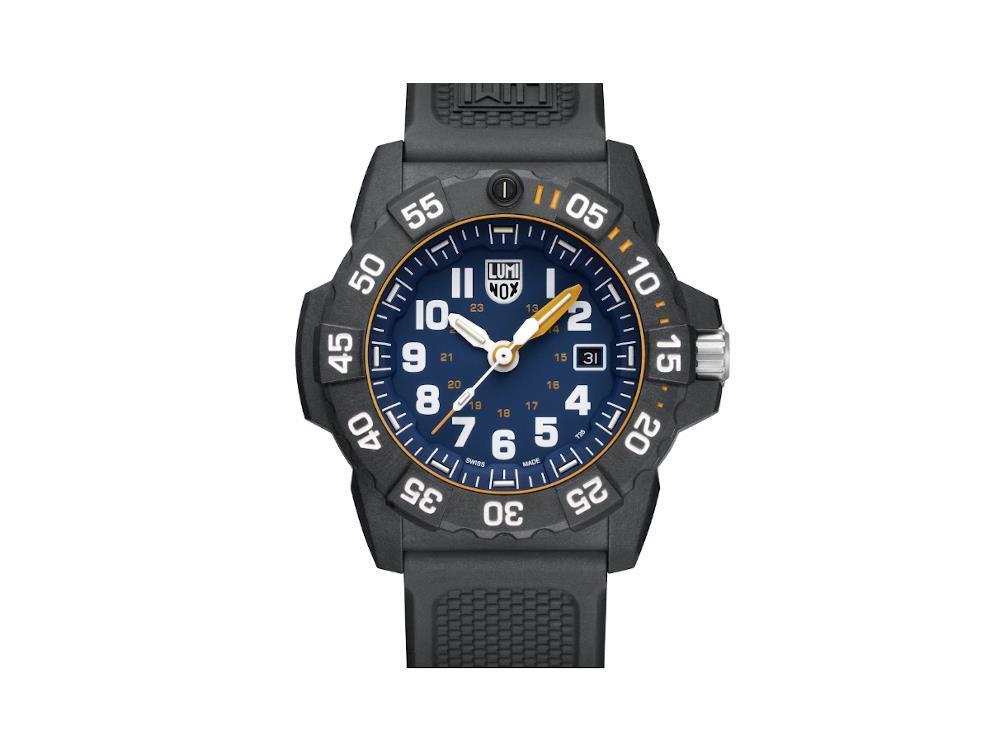 Reloj Luminox Navy Seal Foundation, Azul, CARBONOX, 45 mm, 20 atm, XS.3503.NSF