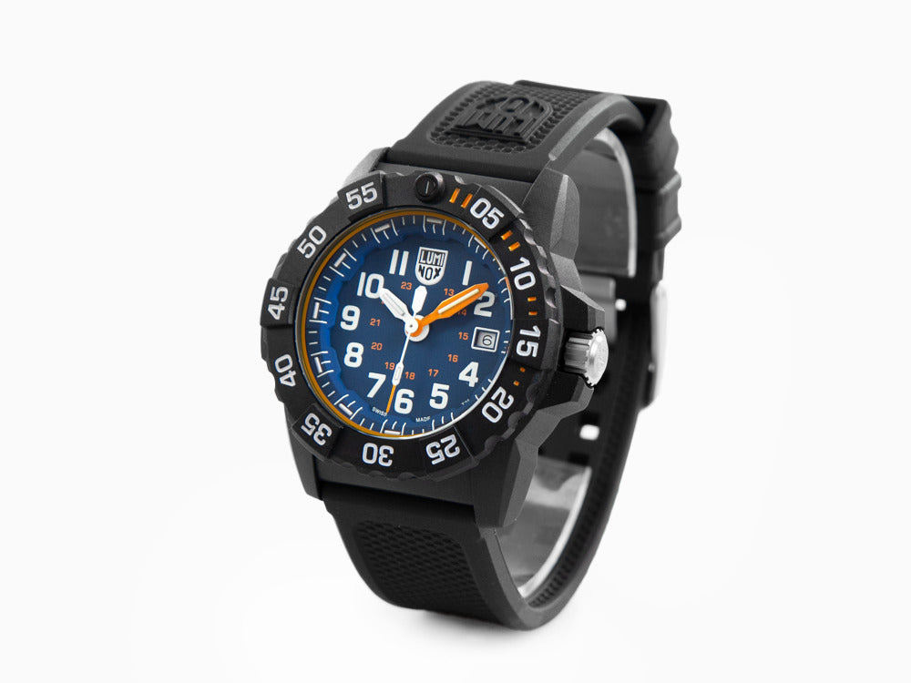 Reloj Luminox Navy Seal Foundation, Azul, CARBONOX, 45 mm, 20 atm, XS.3503.NSF