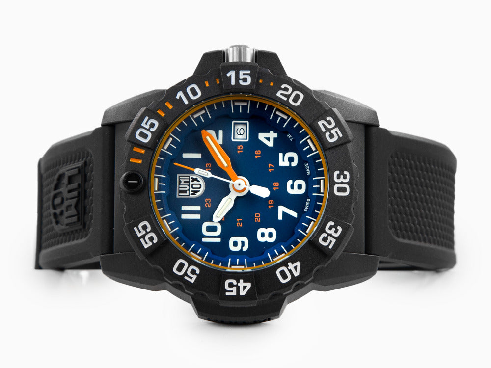 Reloj Luminox Navy Seal Foundation, Azul, CARBONOX, 45 mm, 20 atm, XS.3503.NSF