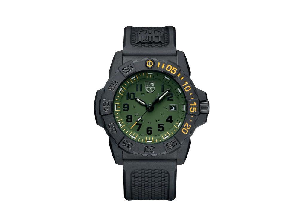 Reloj de Cuarzo Luminox Sea Navy Seal, Verde, CARBONOX™, 45 mm, XS.3517.NSF.SET