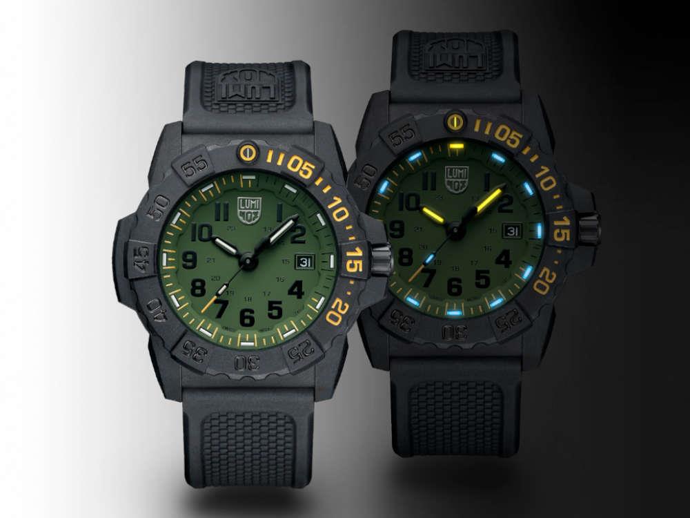 Reloj de Cuarzo Luminox Sea Navy Seal, Verde, CARBONOX™, 45 mm, XS.3517.NSF.SET