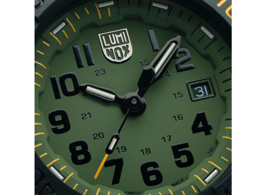 Reloj de Cuarzo Luminox Sea Navy Seal, Verde, CARBONOX™, 45 mm, XS.3517.NSF.SET