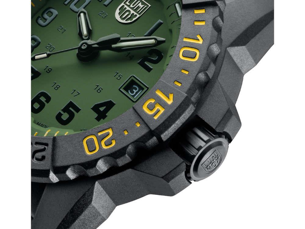 Reloj de Cuarzo Luminox Sea Navy Seal, Verde, CARBONOX™, 45 mm, XS.3517.NSF.SET