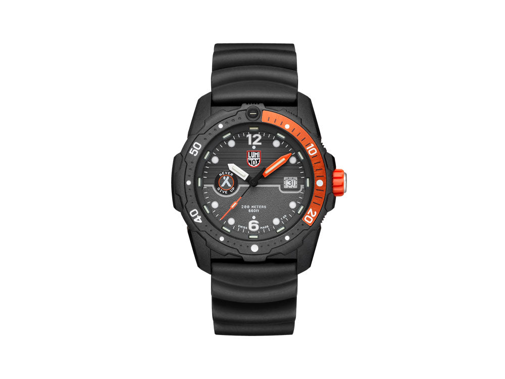 Reloj de Cuarzo Luminox Bear Grylls Survival Sea, CARBONOX, Gris, 42mm, XS.3729