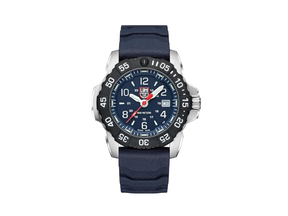 Reloj de Cuarzo Luminox Navy Seal Steel 3250 Time Date Series, Azul, XS.3253.CB