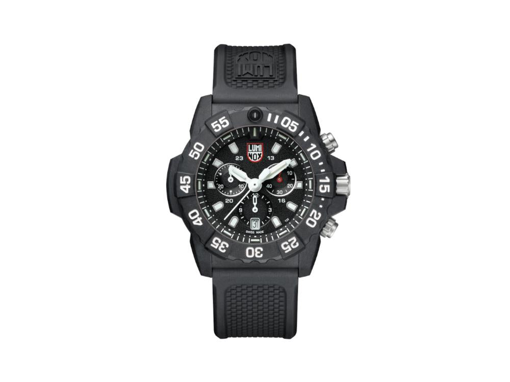 Reloj de Cuarzo Luminox Sea Navy Seal Chronograph 3580 Series, Negro, XS.3581