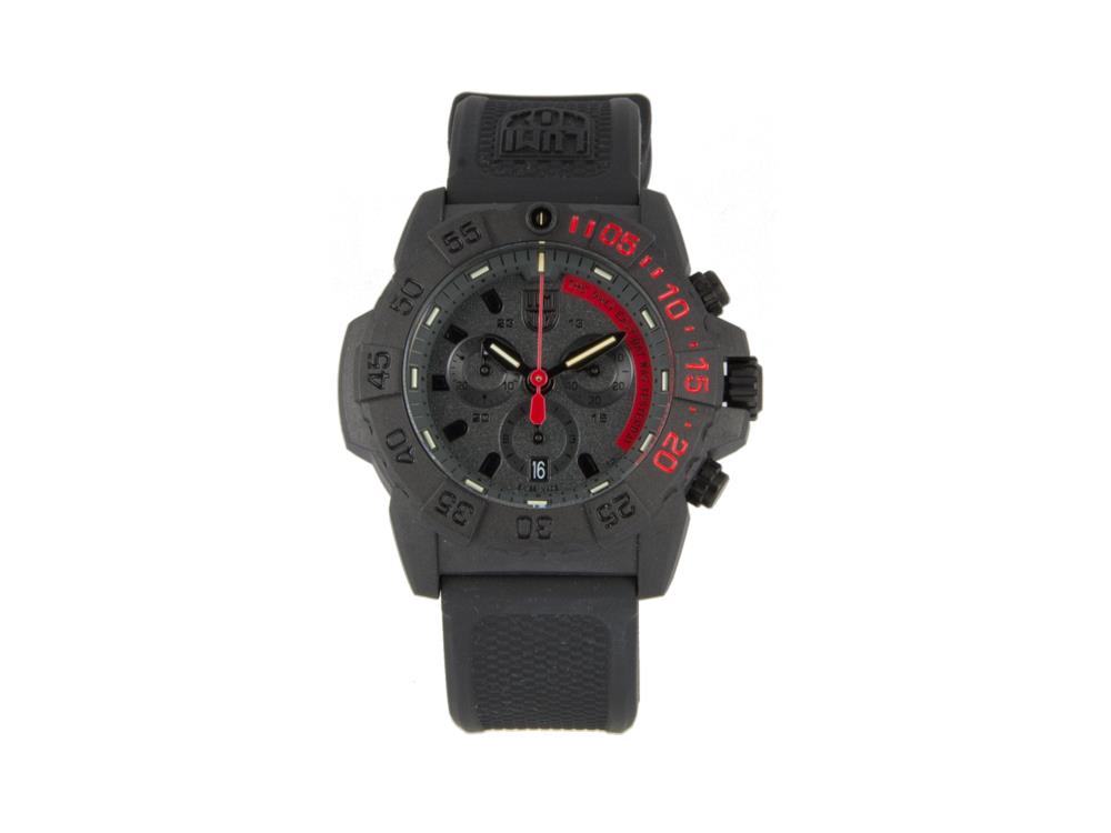 Reloj de Cuarzo Luminox Sea Navy Seal Chronograph 3580 Series, Negro, XS.3581.EY