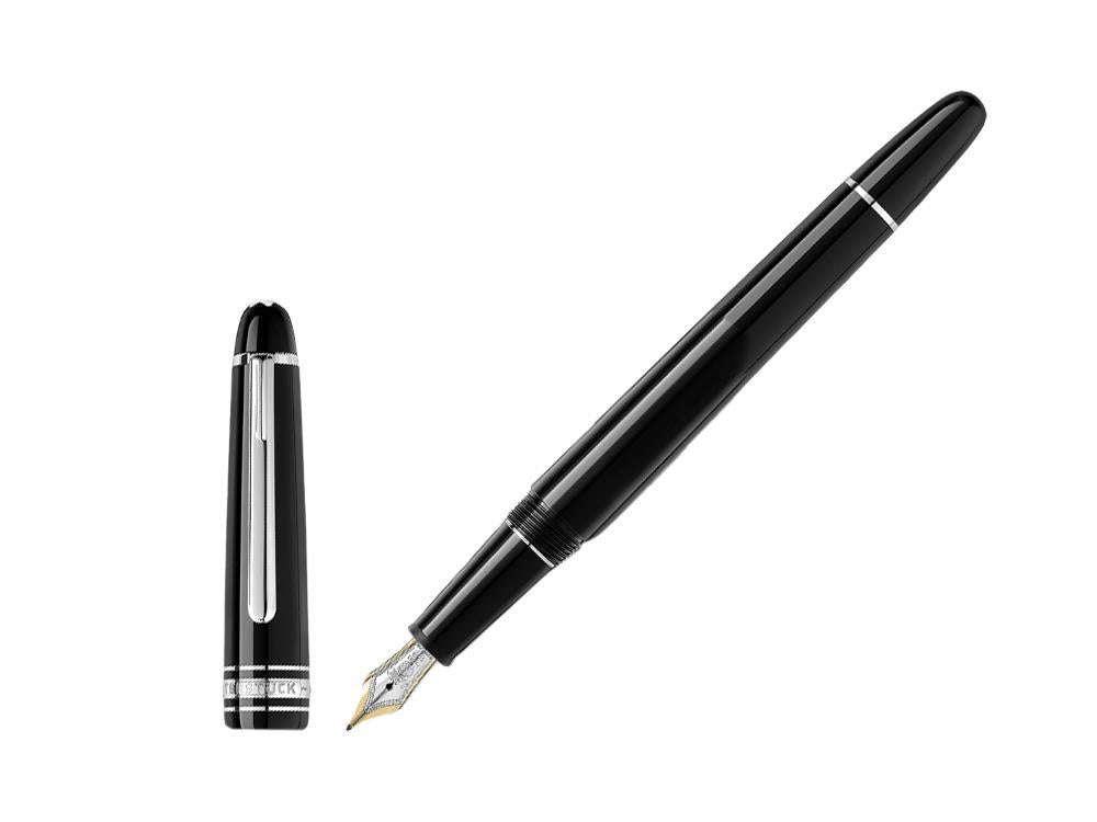 Estilográfica Montblanc Meisterstuck Classique, Adornos platino, 106522