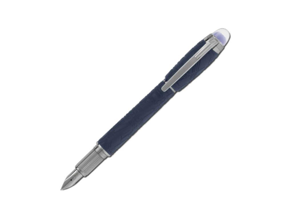 Pluma Estilográfica Montblanc StarWalker SpaceBlue Resin, 130211