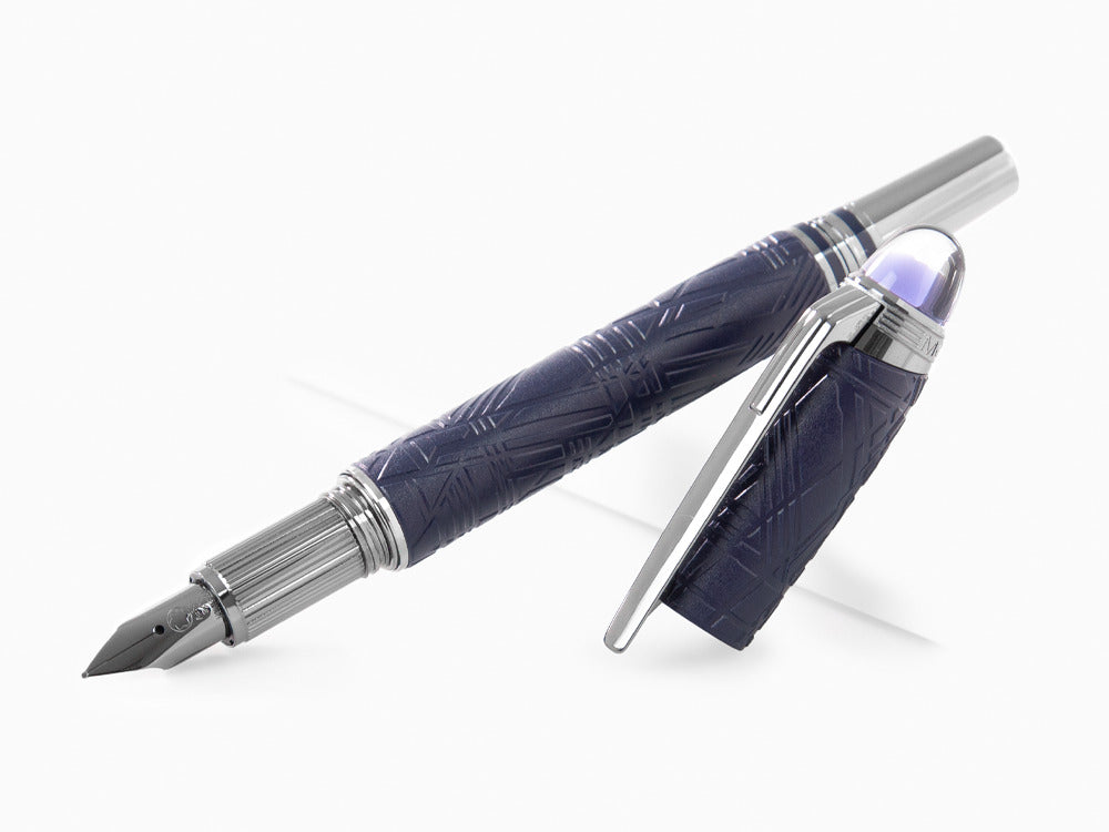 Pluma Estilográfica Montblanc StarWalker SpaceBlue Resin, 130211