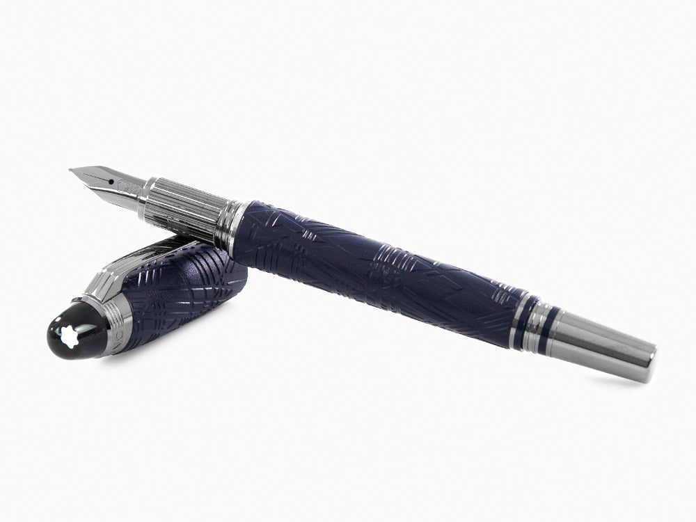 Pluma Estilográfica Montblanc StarWalker SpaceBlue Resin, 130211