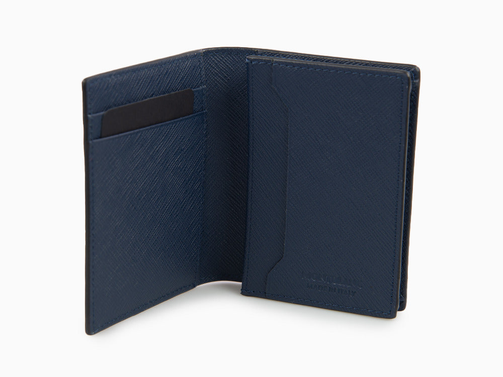 Tarjetero Montblanc Sartorial, Piel, Azul, 4 Tarjetas, 131723