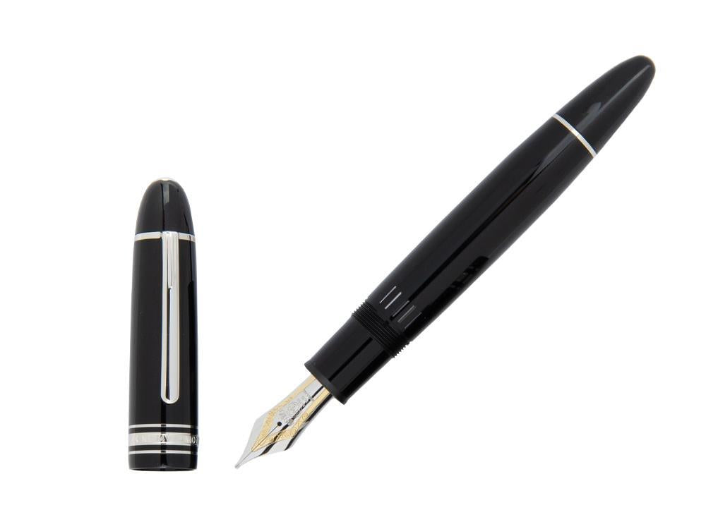 Pluma Estilográfica Montblanc Meisterstück 149 Platinum, Negro, 132105