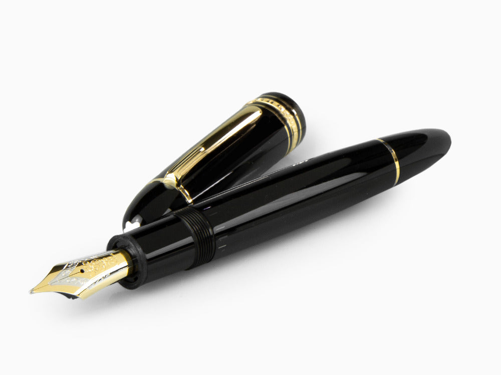 Pluma Estilográfica Montblanc Meisterstück 149, Adornos en Oro, 132113