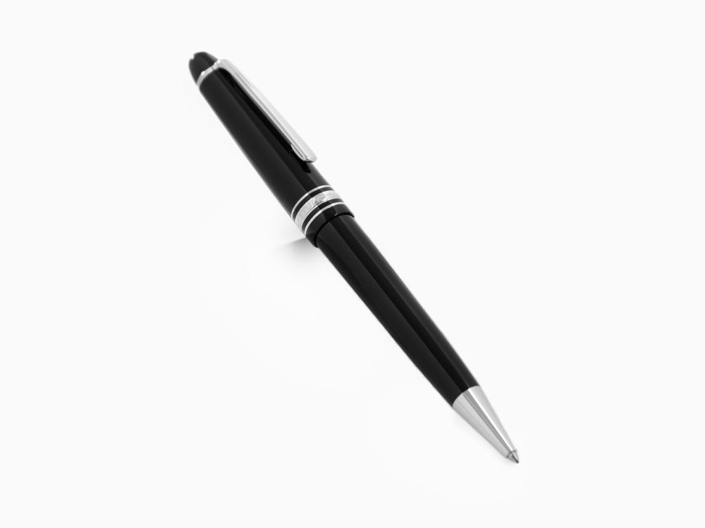 Bolígrafo Montblanc Meisterstück Midsize, Adornos en platino, 132491