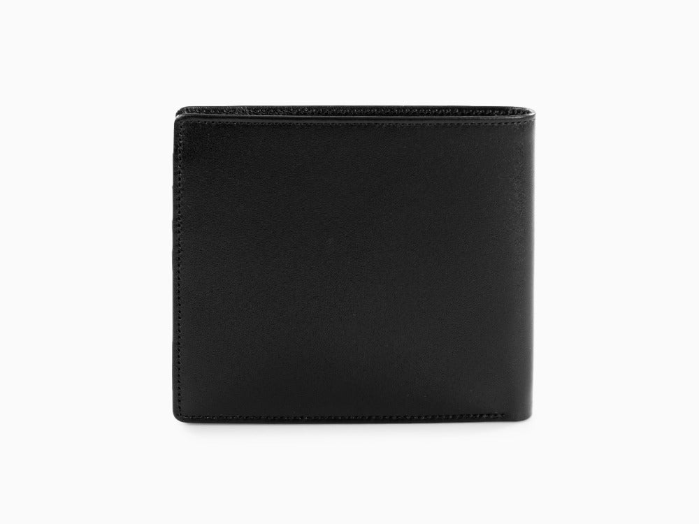 Cartera Montblanc Meisterstück, Negro, Piel, Jacquard, 8 Tarjetas, 7163