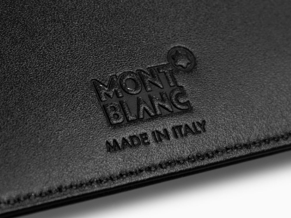 Cartera Montblanc Meisterstück, Negro, Piel, Jacquard, 8 Tarjetas, 7163