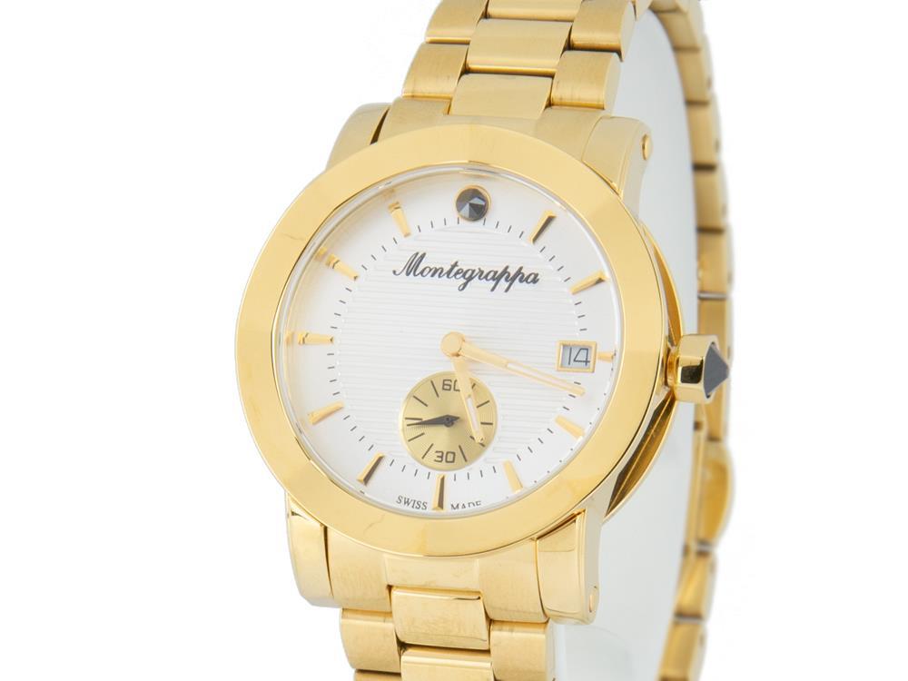 Reloj de cuarzo Montegrappa Nero Uno Ladies, PVD Oro, 36mm. 5 atm. IDLNWA14-Y