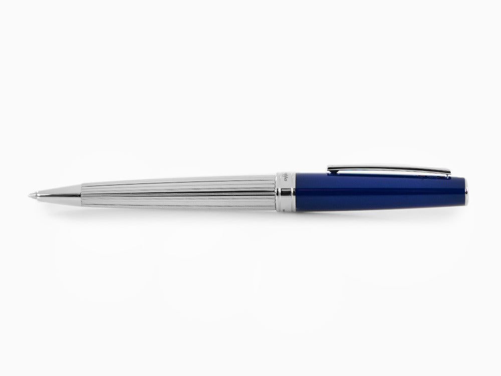 Bolígrafo Montegrappa Armonia Duetto, Acero, Azul, ISA1MBAB