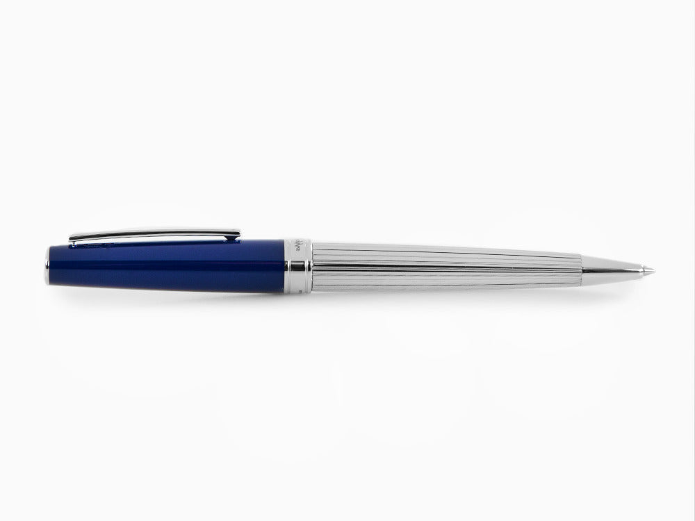 Bolígrafo Montegrappa Armonia Duetto, Acero, Azul, ISA1MBAB