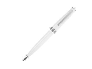 Bolígrafo Montegrappa Armonia Frost, Resina, Blanco, ISA1RBAW