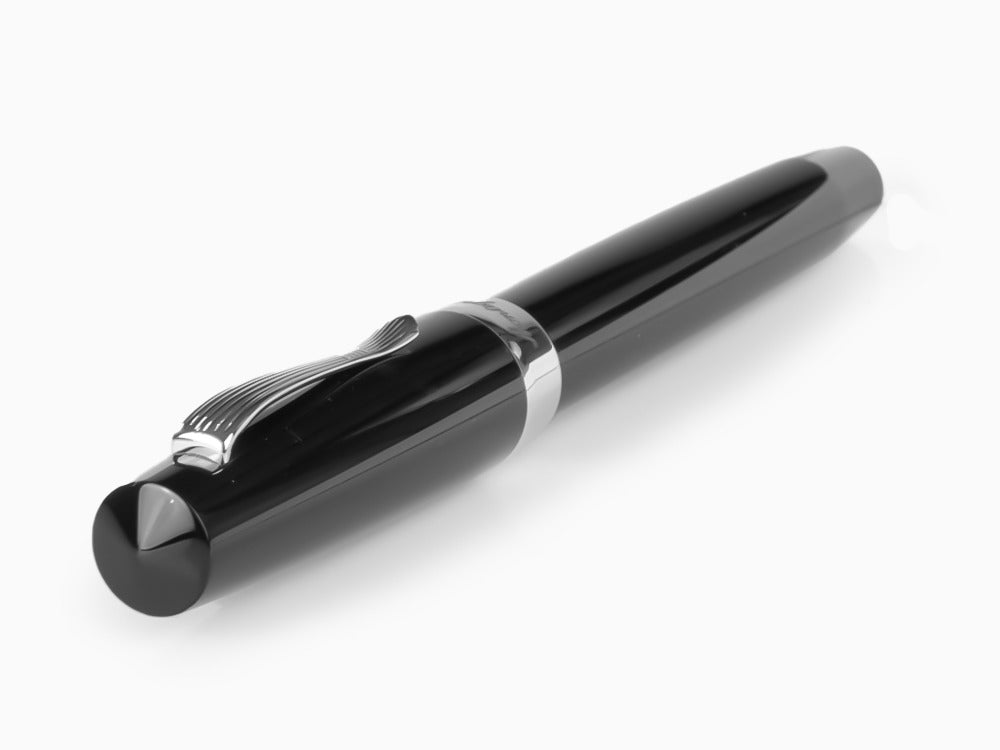 Pluma Estilográfica Montegrappa Elmo 02 Jet Black, ISE2R-AC