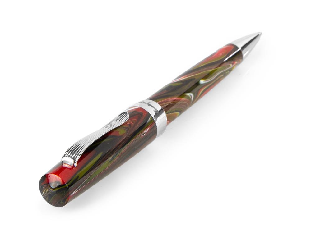 Bolígrafo Montegrappa Elmo 02 Asiago, Resina, Acero Inoxidable, ISE2RBAR