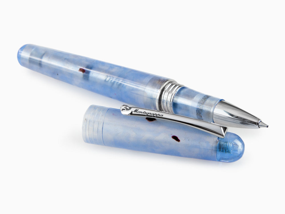 Roller Montegrappa Elmo Ambiente Ocean, Resina, Acero Inoxidable, ISEERRID