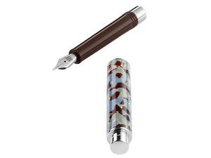 Pluma Estilográfica Montegrappa Gnomo Obsession Mocha, Marrón, ISGNO-AW