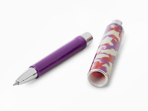 Roller Montegrappa Gnomo Obsession Midnight, Resina, Morado, ISGNORAL