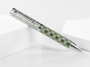 Bolígrafo Montegrappa Harry Potter Slytherin, Acero inoxidable, Verde, ISHPRBST