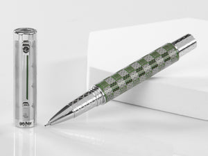 Roller Montegrappa Harry Potter Slytherin, Acero inoxidable, Verde, ISHPRRST