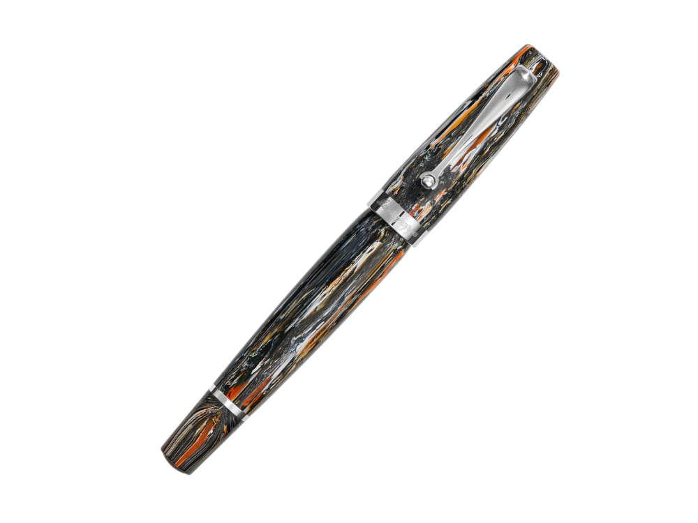 Roller Montegrappa Mia Meteor Shower, Negro/Naranja, Edición especial, ISMIARI3