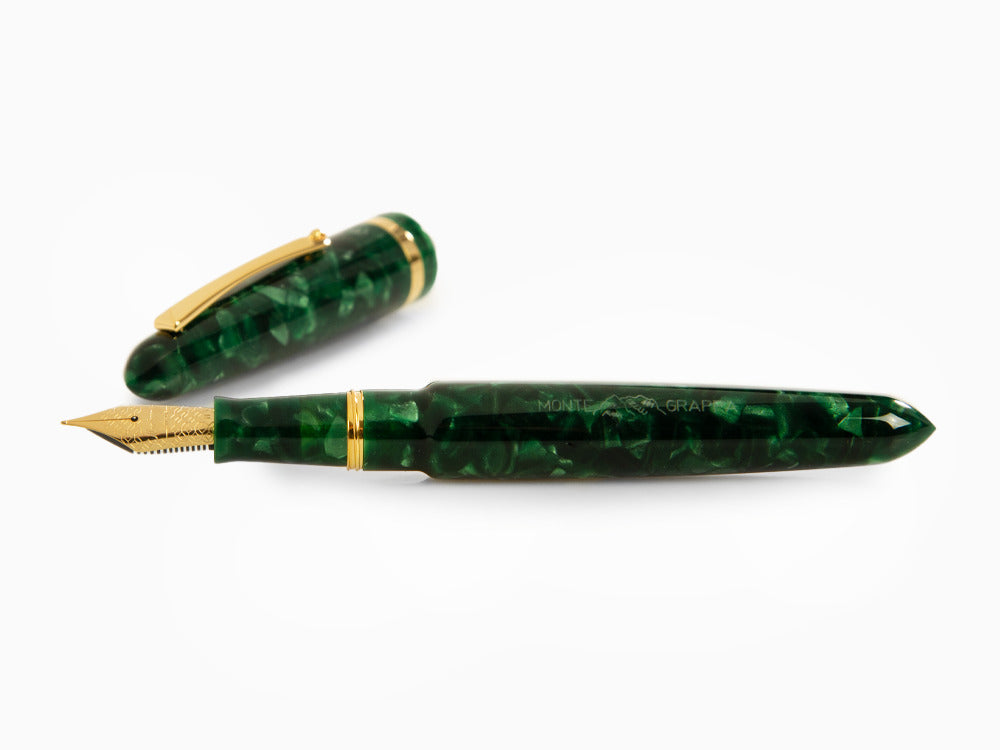 Pluma Montegrappa Venetia Vintage Conifer, Verde, Acero, ISVEN-AG