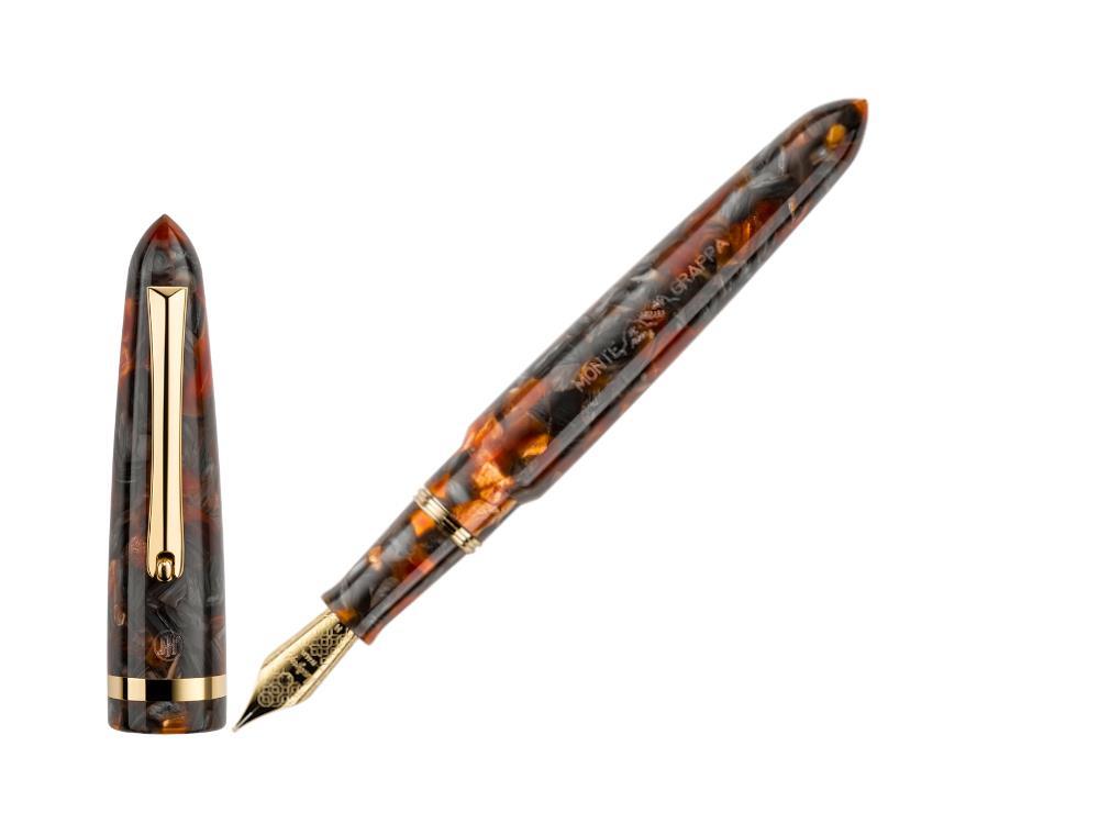 Pluma Montegrappa Venetia Plume Agate, Acero Inoxidable, ISVEN_AJ