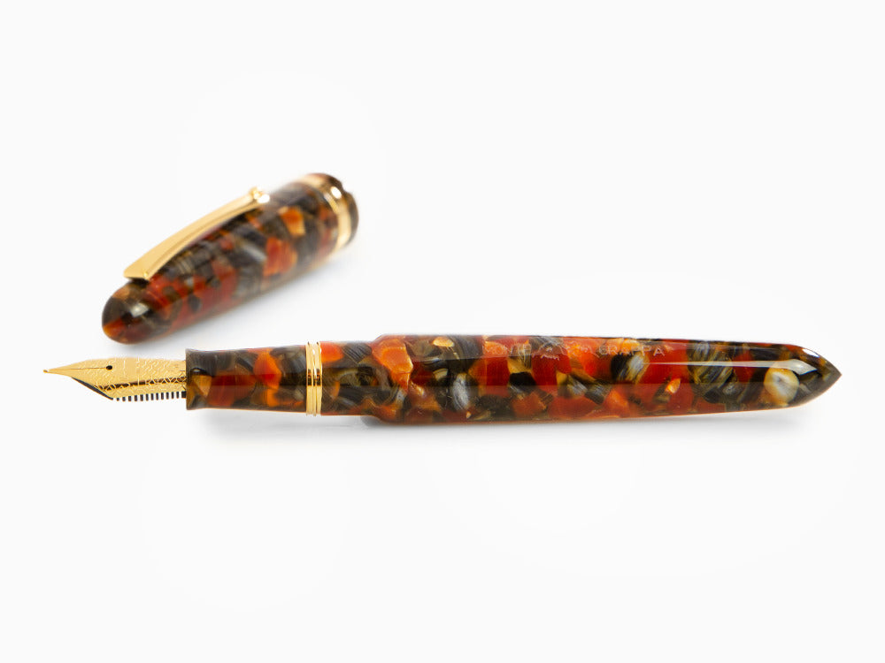 Pluma Montegrappa Venetia Plume Agate, Acero Inoxidable, ISVEN_AJ