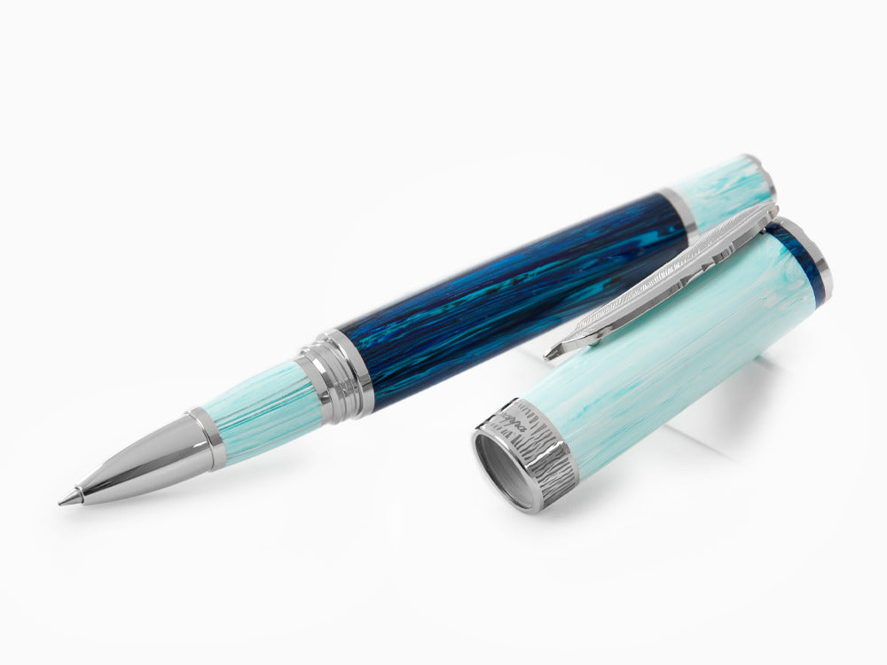 Roller Montegrappa Wild Arctic, Resina Montegrappite, Edición Limitada, ISWDRRAA