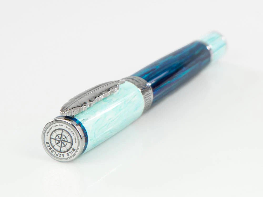 Roller Montegrappa Wild Arctic, Resina Montegrappite, Edición Limitada, ISWDRRAA