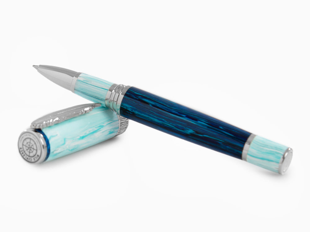 Roller Montegrappa Wild Arctic, Resina Montegrappite, Edición Limitada, ISWDRRAA