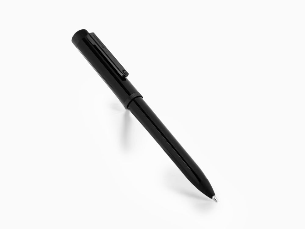 Bolígrafo Montegrappa Zero, Resina Negra, Ultra Black, ISZEIBIC