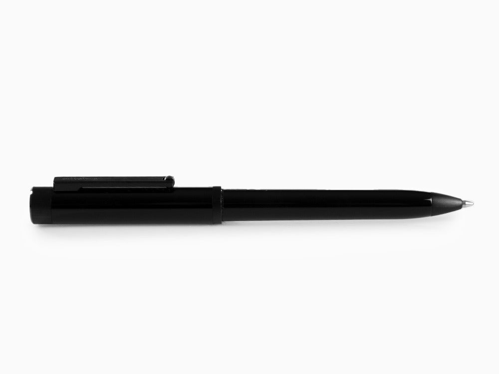 Bolígrafo Montegrappa Zero, Resina Negra, Ultra Black, ISZEIBIC