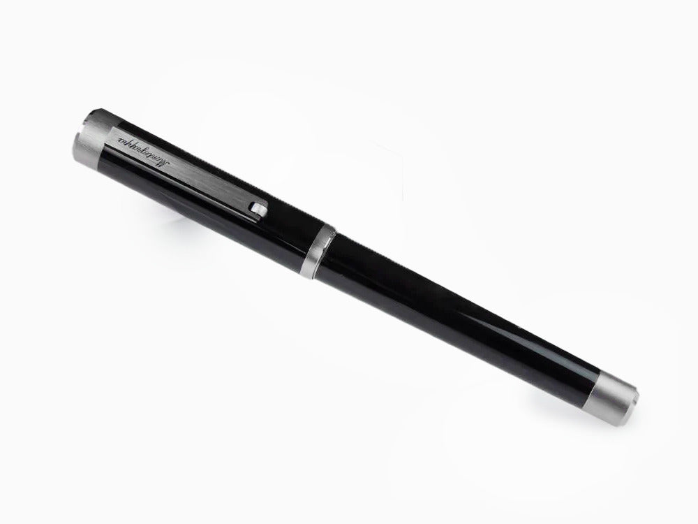 Roller Montegrappa Zero, Resina Negra, Ultra Black, ISZEIRIC