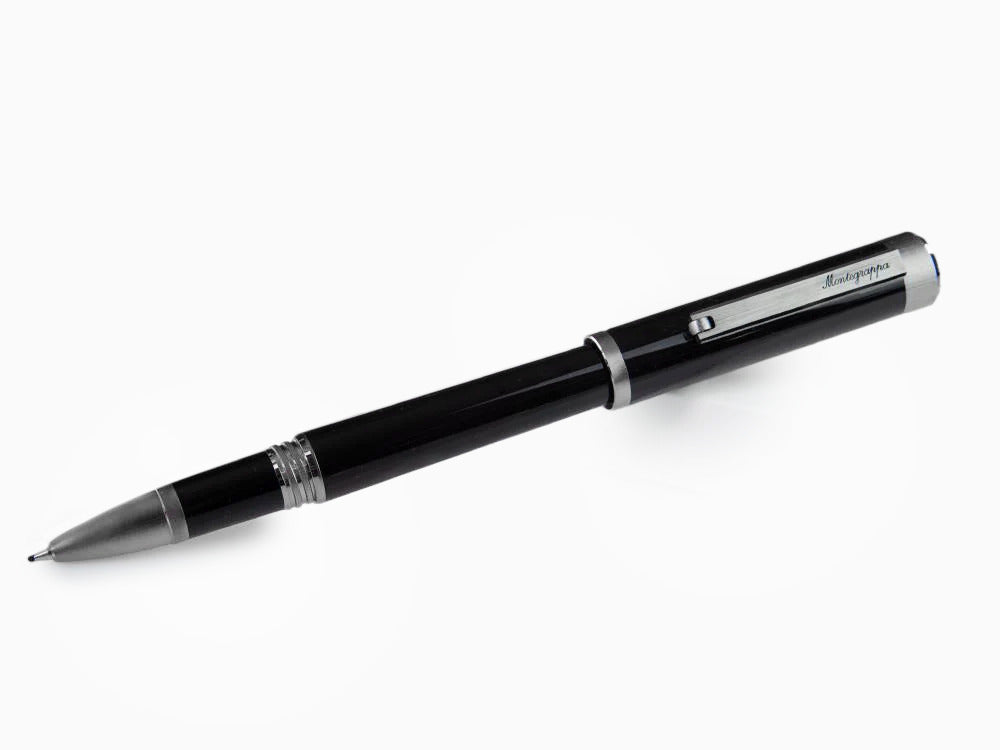 Roller Montegrappa Zero, Resina Negra, Ultra Black, ISZEIRIC