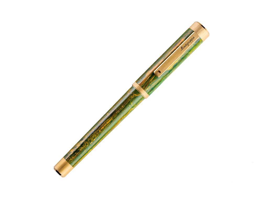 Estilográfica Montegrappa Zero Zodiac Geminis, 14K, LE, ISZEZ-4Y-G7